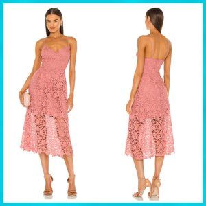 REVOLVE ASTR The Label Lace A-Line Midi Dress